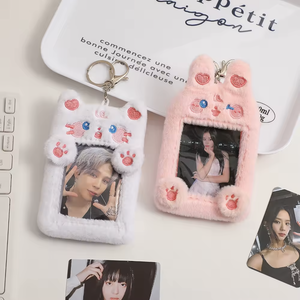 Plush Photocard Holder Keychain - Mostly K-pop