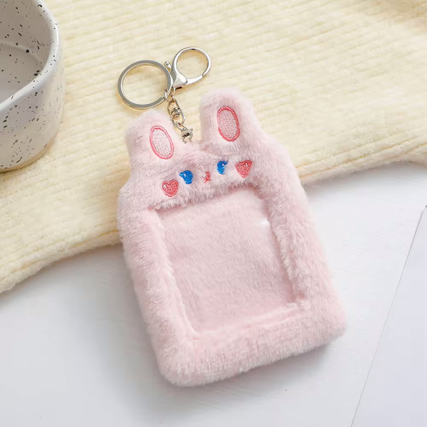 Plush Photocard Holder Keychain - Mostly K-pop