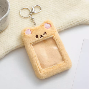 Plush Photocard Holder Keychain - Mostly K-pop