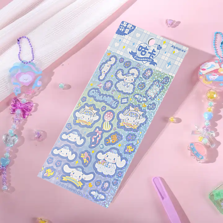 Sanrio Glitter Deco Sticker Sheet - Mostly K-pop