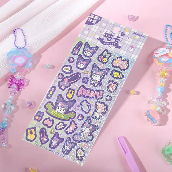 Sanrio Glitter Deco Sticker Sheet - Mostly K-pop