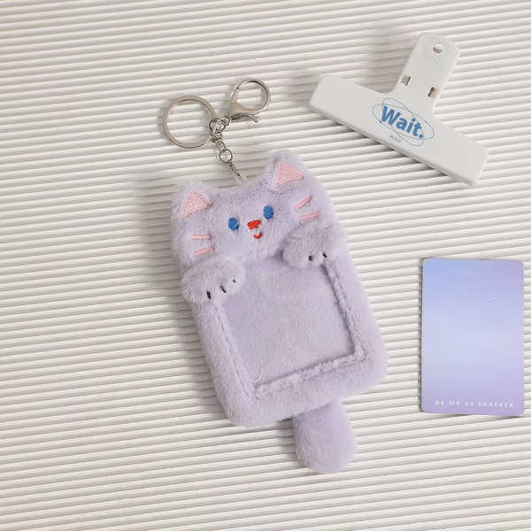 Plush Photocard Holder Keychain - Mostly K-pop