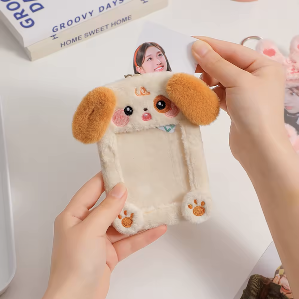 Plush Photocard Holder Keychain - Mostly K-pop