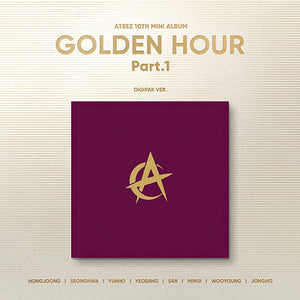 ATEEZ – 10th Mini Album [GOLDEN HOUR : Part.1] (Digipak VER.) - Mostly K-pop