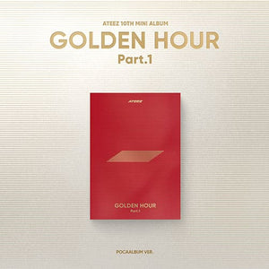 ATEEZ – 10th Mini Album [GOLDEN HOUR : Part.1] (POCAALBUM VER.) - Mostly K-pop