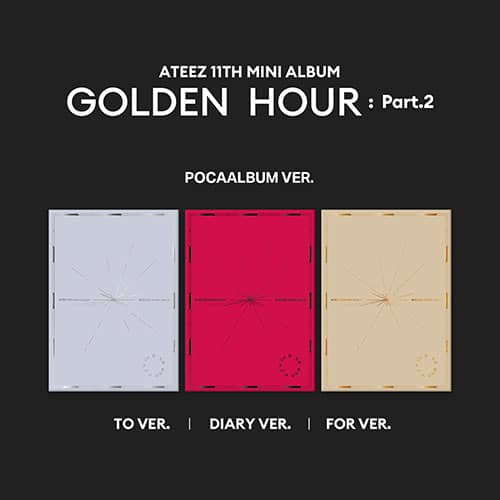 ATEEZ – 11th Mini Album [GOLDEN HOUR : Part.2] (POCAALBUM VER.) - Mostly K-pop