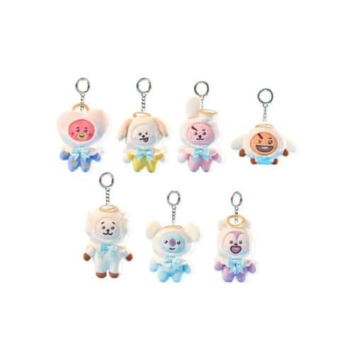 BTS BT21 Angel PLUSH KEYRING - Mostly K-pop