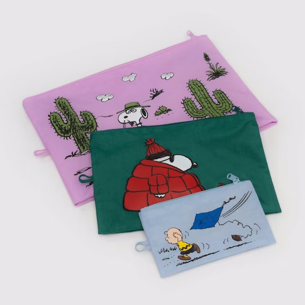 Baggu Peanuts Go Pouch Set