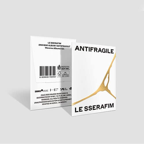 LE SSERAFIM - 2nd Mini album [ANTIFRAGILE] (Weverse Album Ver.) - Mostly K-pop