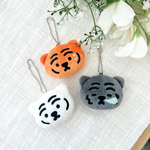 Tiger Face Keychain - Mostly K-pop