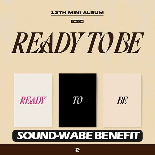 [SOUND-WAVE POB] TWICE – 12th Mini album [READY TO BE] - Mostly K-pop