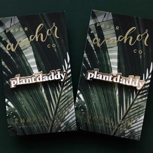 Plant Daddy Enamel Pin - Mostly K-pop