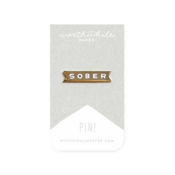 Sober Enamel Pin - Mostly K-pop